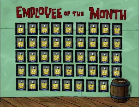 Spongebob Template, Spongebob The Musical, Spongebob Aesthetic, Spongebob Pics, Spongebob Birthday Party, Spongebob Painting, Employee Of The Month, Spongebob Party, Screen Iphone