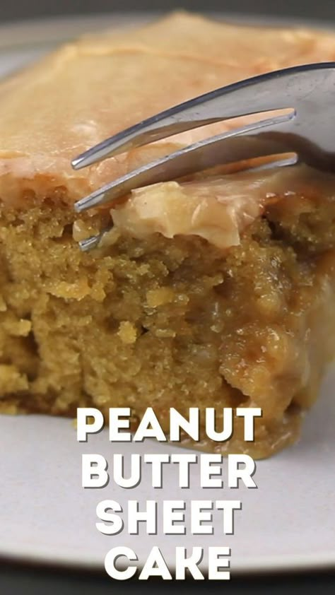 Peanut Butter Bars With Frosting, Spice Cake With Peanut Butter Frosting, Peanut Butter Carrot Cake, Southern Peanut Butter Cake, Desserts With Icing, Peanut Butter Bundt Cake Recipes, Cake Not Sweet, Chop Suey Cake, What Can I Make With Peanut Butter