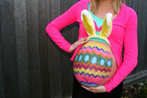 Body painted Easter belly! 36 week bump. Super fun photo shoot, thanks to @Jillian Medford Walchuk for photography. Fishing Baby Announcement, Bow Tie Baby Shower Theme, Baby Belly Pictures, Pregnancy Picture Ideas, Belly Pictures, Bump Painting, Pregnant Belly Painting, Nikki Baby, Belly Paint