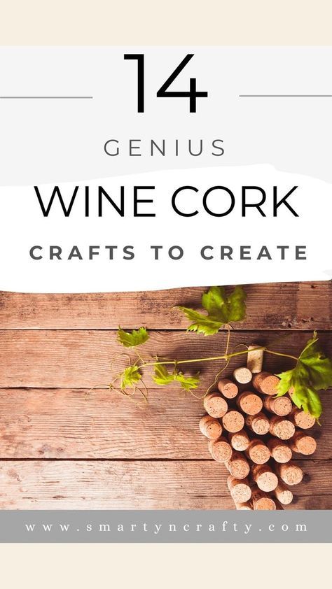 Wine corks lying around your home? You do not know what to do with them except throwing them away? Here are 14 Brilliant ideas to re-use the wine crafts in a creative way. Wine Cork Party Favors, Wine Cork Heart Diy, Wine Cork Craft Ideas, Ideas For Wine Corks, Wine Cork Crafts Wedding, Wine Corks Ideas, Crafts With Corks, Diy Wine Cork Crafts, Wine Cork Birdhouse