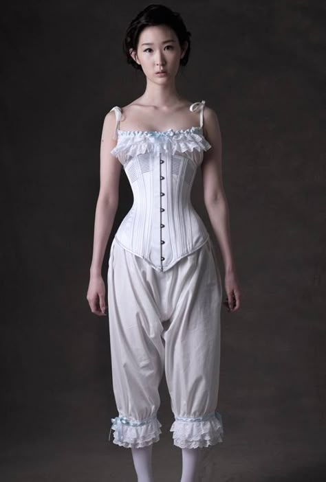 Victorian Underdress, 1880s Corset, Corset And Dress, Edwardian Corsets, Victorian Era Fashion, Desain Pantry, Victorian Corset, Corset Costumes, 1800s Fashion