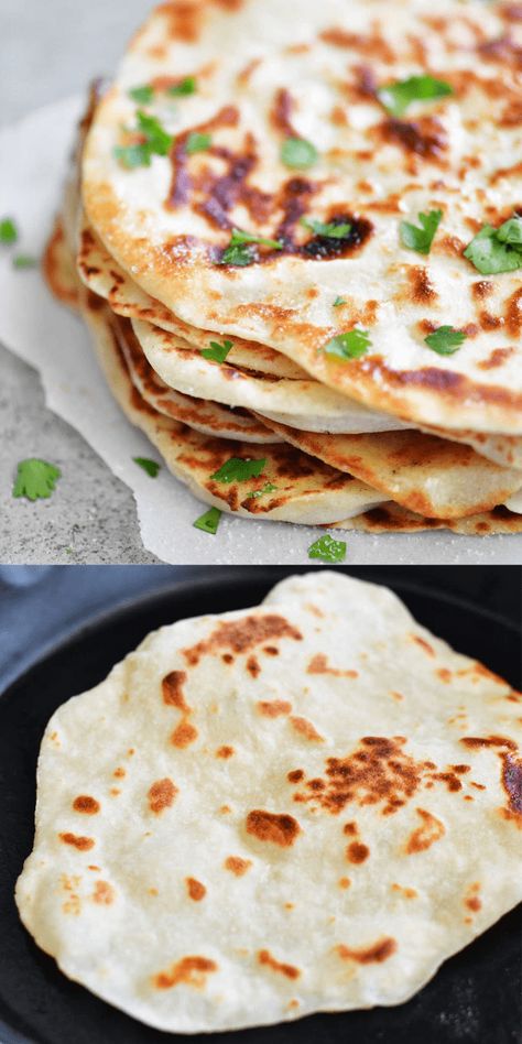 Two Ingredient Dough Naan Flatbread Mini Naan Pizza, Mini Naan, Yogurt Flatbread, Two Ingredient Dough, Naan Flatbread, Keto Bread Recipe, Recipes With Naan Bread, Gunny Sack, No Bread Diet