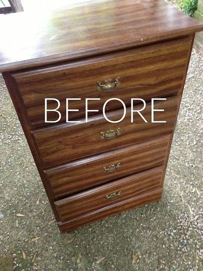 Stop Everything! These Dresser Makeovers Look AH-mazing! | Hometalk Black Painted Dressers, Stained Dresser, Diy Dressers, Fireplace Media Console, Dresser Makeovers, Wood Refinishing, Painted Bedroom, Blue Dresser, Diy Dresser Makeover