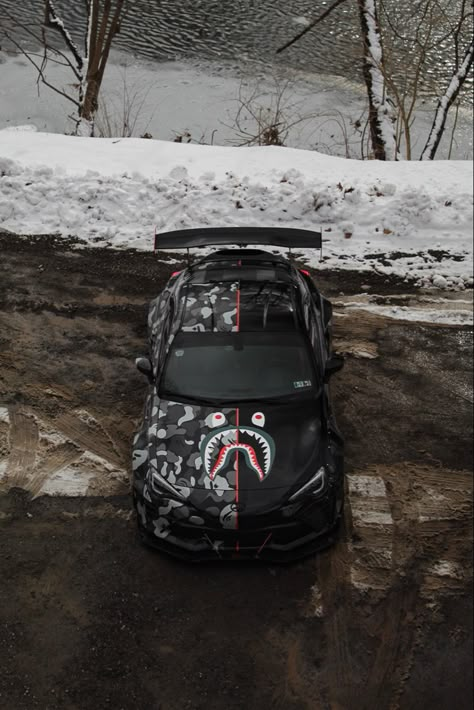 Gt86 brz frs bape camo car bathing ape wrap Bape Camo Car Wrap, Camo Wrap Car, Bape Camo Wallpaper, Camo Car Wrap, Cool Car Wraps, Camo Car, Gt 86, Vinyl Car Wrap, Honda Civic Car