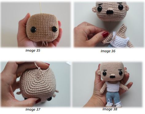 Crochet Funko Pop, Funko Amigurumi, Crochet Sole, Doll Free Crochet Pattern, Crochet Diy Tutorial, Crochet Doll Tutorial, Doll Knitting, Freddy Mercury, Gift Crochet