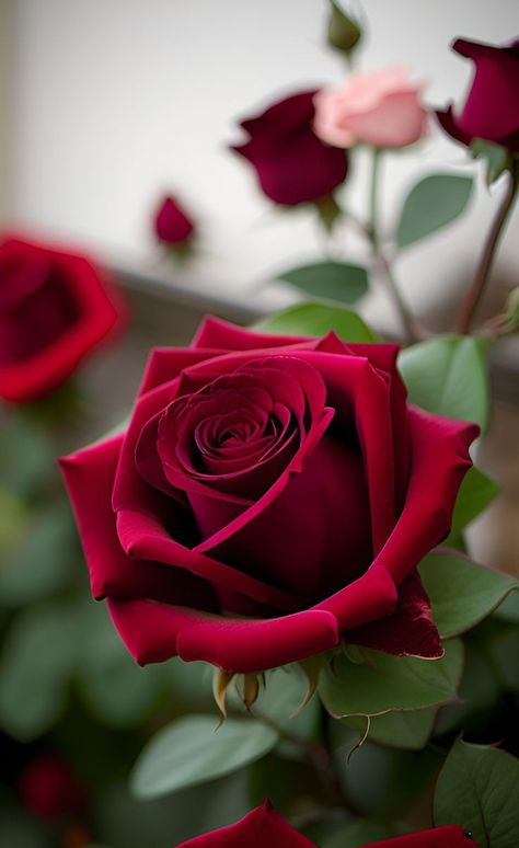 Red Roses Garden, Love Rose Flower, Red Roses Wallpaper, Rose Belle, Rose Flower Pictures, Beautiful Flowers Photography, Red Rose Bouquet, Beautiful Red Roses, Lovely Flowers Wallpaper