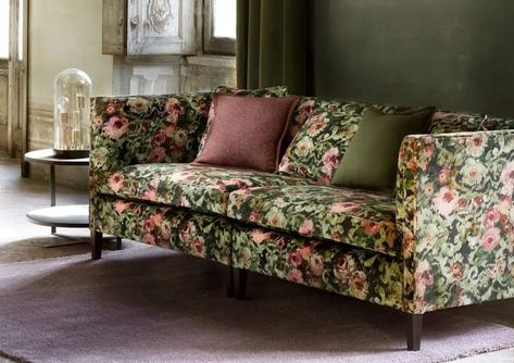 Also Cute Sofas For Living Room, Floral Couch Decor, Floral Couch Living Room Vintage, Sofa With Flowers, Floral Chair Living Room, Vintage Floral Couch, Floral Sofa Living Room, Vintage Sofa Living Room, Patterned Couch