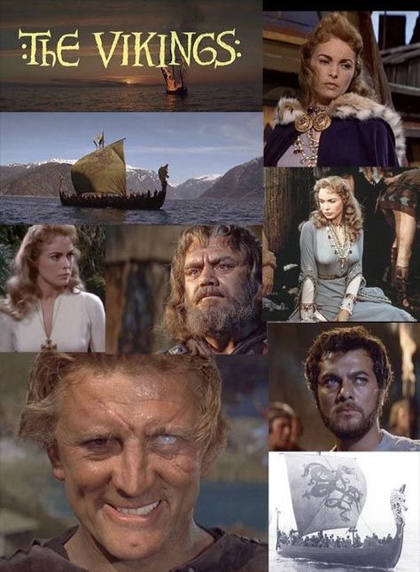 90 Movies, Silent Movie Stars, Viking Mythology, Theater Posters, Janet Leigh, Best Movie Posters, Best Cinematography, Epic Movie, Kirk Douglas