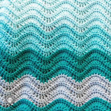 Bahama Waves Crochet Blanket, Ripple Stitch Baby Blanket Pattern, Shell Ripple Crochet Pattern, Beach Afghan Crochet Pattern, Cozy Stripe Blanket Free Crochet, Loose Weave Crochet Blanket, Neat Ripple Crochet Pattern, Textured Ripple Crochet Pattern, Wave Pattern Crochet Blanket