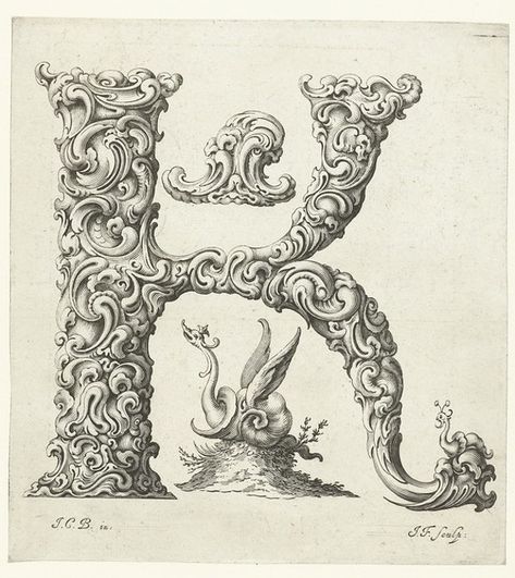 An Alphabet of Organic Type (ca.1650) – The Public Domain Review Monogramm Alphabet, The Letter P, Alfabet Letters, The Letter A, 1 Tattoo, Illuminated Letters, Types Of Lettering, Typography Calligraphy, Letter P