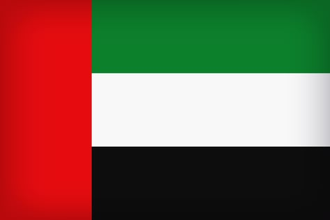 United Arab Emirates Large Flag. Dubai Flag, 2024 Scrapbook, World Flags With Names, United Arab Emirates Flag, United Nations Flag, Asian Flags, Emirates Flag, Bus Crafts, Animals Name In English