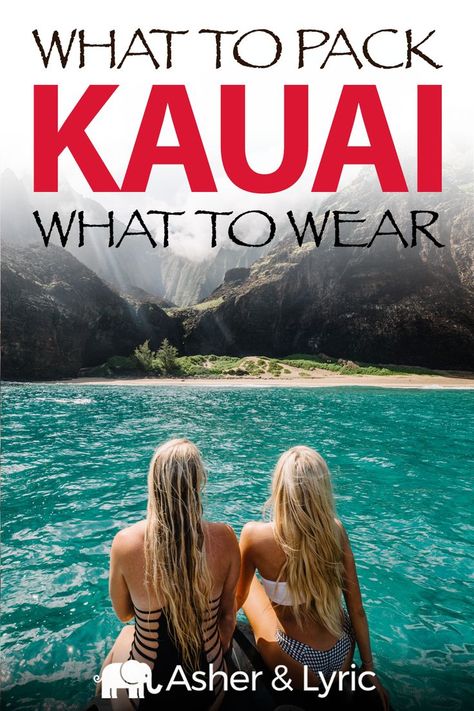 Pack For Kauai, Packing Must Haves, Hawaii Trip Planning, Kauai Travel, Kauai Vacation, Hawaii Kauai, Hawaii Travel Guide, Travel Packing Tips, Trip To Hawaii