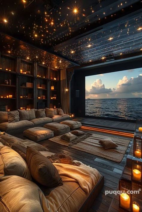 Small Theater Room, Movie Theater Rooms, Home Theater Room Design, Theater Room Design, Home Theater Room, Home Cinema Room, Theater Rooms, At Home Movie Theater, Theater Design