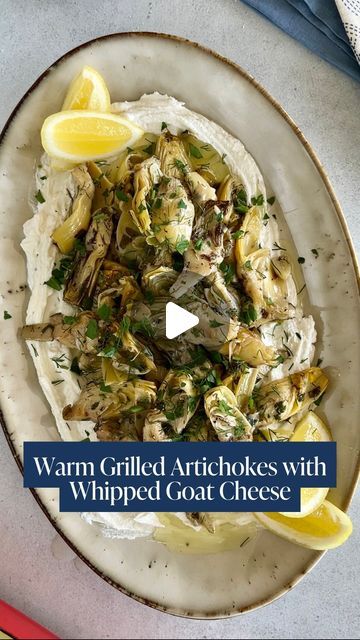 Mezzetta on Instagram: "You’ll be making Chef Andrew’s Warm Grilled Artichokes with Whipped Goat Cheese all summer long! Here’s the recipe:

Yield: 8 servings
Prep Time: 10 minutes
Total Time: 20 minutes

INGREDIENTS
2 (16 ounce) jars Mezzetta® Grilled Artichoke Hearts
6 garlic cloves, thinly sliced
1 tablespoon chopped fresh parsley, plus more for serving
1 tablespoon chopped fresh dill, plus more for serving
1 cup crumbled goat cheese
½ cup Greek yogurt
Zest of 1 lemon
Salt and pepper, to taste
Lemon wedges, for serving
Toasted bread, for serving

INSTRUCTIONS
1. Preheat your oven to 450°F.
2. Pour the Mezzetta® Grilled Artichoke Hearts, oil and all, into a 9x13 baking dish along with the garlic, parsley and dill. Transfer to the oven to bake for 10-12 minutes until bubbling.
3. While th Fast Appetizers Easy, Artichoke Appetizer, Artichoke Heart Recipes, Artichoke Recipe, Crumbled Goat Cheese, Cheese All, Grilled Artichoke, Whipped Goat Cheese, Artichoke Recipes