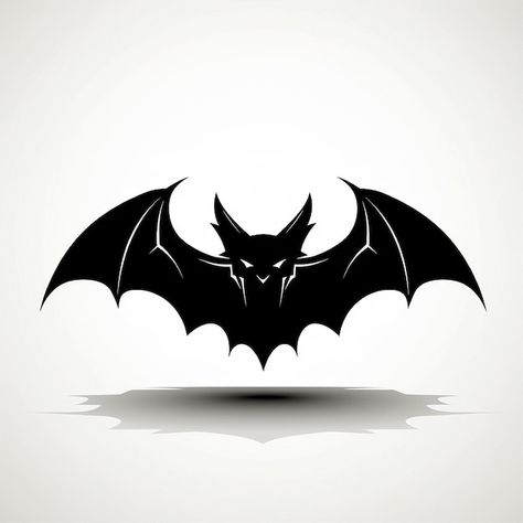 Kelelawar Art, Bats Tattoo, Tattoo Front, Bat Images, Bats Tattoo Design, Bat Vector, Bat Logo, Brush Tattoo, Bat Symbol