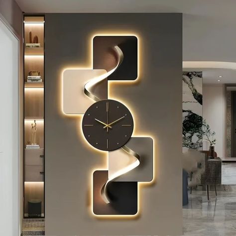 𝐏𝐫𝐨𝐝𝐮𝐜𝐭 𝐋𝐢𝐧𝐤 𝐢𝐧 𝐁𝐢𝐨 @mavigadget⁠ Elevate your space with the Modern Handcrafted Geometric LED Clock, a blend of contemporary design and functional artistry. ⁠ ��⁠ Product: Modern Handcrafted Geometric LED Clock⁠ ⁠ 💎 Find more -> @mavigadget⁠ ⁠ ▶️ Share this with someone who would love this.⁠ ⁠ 📱Download our mobile app - www.mavigadget.app⁠ ⁠ 🔗Visit www.mavigadget.com to discover unique and amazing products⁠ 🎯Sell your products on Mavigadget - Visit our website for more info!⁠ 💰Become an affilia... Led Light Wall Art, Wall Hanging Painting, Led Light Wall, Light Wall Art, Led Clock, Wall Clock Design, Room Ambiance, Modern Clock, Hanging Paintings