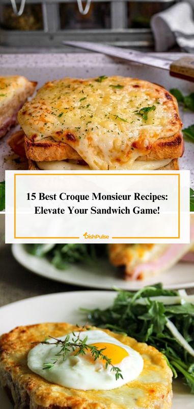 Elevate your sandwich game with the 15 Best Croque Monsieur Recipes! 🥪🧀 


#CroqueMonsieur #SandwichLovers #FrenchCuisine #GourmetDelights #DishPulse Croque Monsieur Appetizer, Authentic Croque Monsieur Recipe, Croque Madame Sandwich, Croc Monsieur Recipe, Crock Madame, European Sandwiches, Montecristo Sandwich, French Sandwich Recipes, Croque Madam