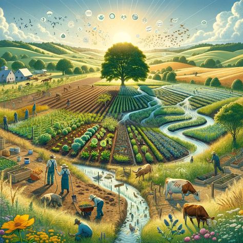 Seeds of Renewal: The Revitalizing Force of Regenerative Agriculture Agriculture Background Design, Regenerative Farming, Regenerative Agriculture, Agriculture Art, Agriculture Pictures, Agricultural Revolution, Agriculture Design, Soil Conservation, Ag Education