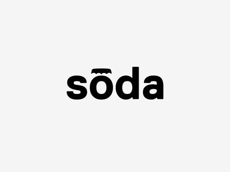 Logo Soda Logo, Word As Image, Hand Lettering Logo, Illustrated Words, New Advertisement, Desktop Publishing, Inspiration Logo Design, Graphic Design Blog, Typographic Logo