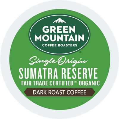 Sumatra Reserve Coffee Best K Cups, Green Mountain Coffee, Mountain Coffee, Fair Trade Coffee, Keurig K Cup, Keurig Coffee, Coffee Grinds, Medium Roast Coffee, Dark Roast Coffee