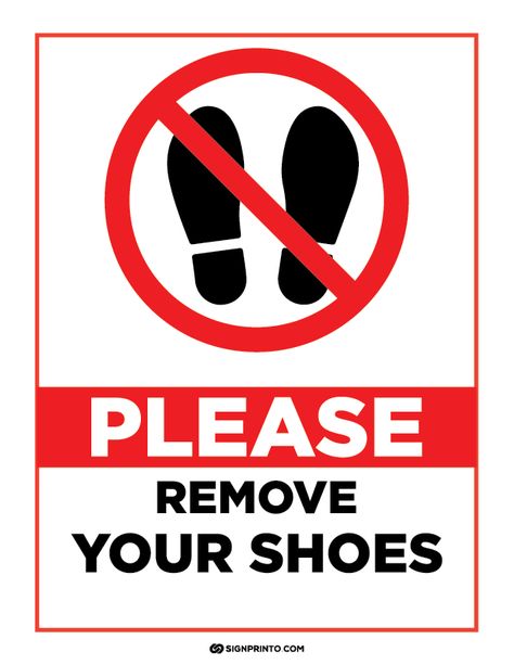 No Shoe Zone Sign, Remove Your Shoes Sign Funny, Shoes Not Allowed Sign, Shoes Stickers Printable, Leave Your Footwear Outside Poster, Remove Your Shoes Outside Poster, Please Remove Your Shoes Sign Printable, No Shoes In The House Sign, Please Remove Your Shoes Sign