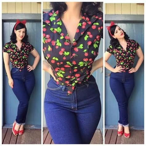 Victory Violet Pinup Aesthetic Outfit, Rockabilly Style Women, Pinup Outfits Ideas, Rockabilly Fashion Outfits, Pinup Outfits, Rockabilly Clothes, Cabelo Pin Up, Pin Up Fashion, Mode Rockabilly