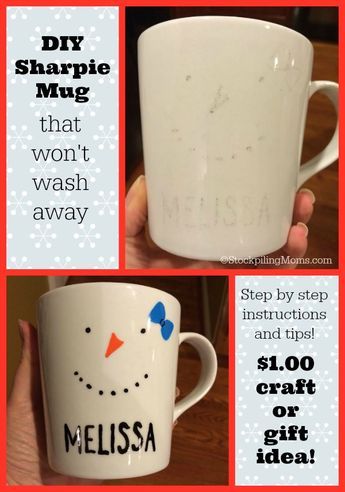 Sharpie On Mug, Sharpie Coffee Mug Diy, Decorating Coffee Mugs, Xmas Mugs Diy Gift Ideas, Diy Coffee Mug, Diy Christmas Mugs, Sharpie Projects, Sharpie Mugs, Diy Sharpie Mug