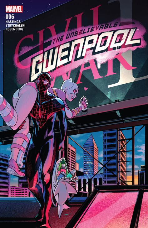 Spiderman Comic Covers, Gwen Pool, Deadpool And Spiderman, Marvel Database, Miles Morales Spiderman, Marvel Fan Art, Spiderman Comic, Comic Collection, Miles Morales