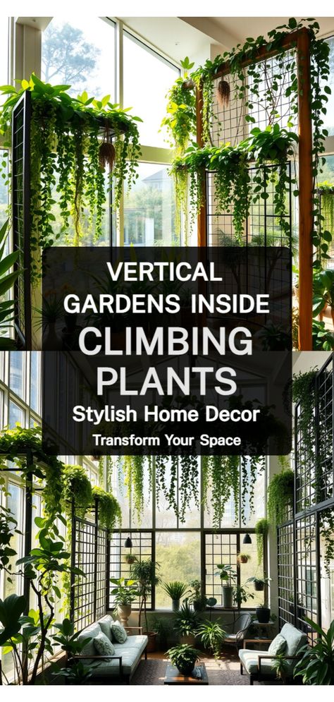 Indoor trellis ideas Indoor Wall Climbing Plants, Chain Trellis For Plants, Indoor Vines And Climbers, Indoor Trellis Ideas, Indoor Plant Trellis Ideas, Diy Plant Trellis Indoor, Diy Trellis For Potted Plants, House Plant Trellis, Climbing Plants Indoor