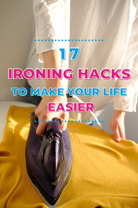 Ironing Hacks, Clean An Iron, How To Make Iron, Natural Cleaning Supplies, Ironing Clothes, Steam Clothes, Hacks And Tips, Ironing Machine, Best Iron