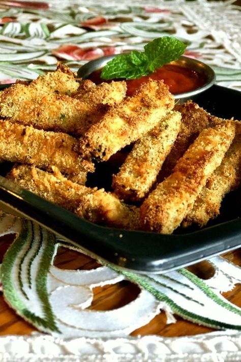 Air Fryer Eggplant Fries | "If you are watching your waistline and your calorie intake, these eggplant fries are a great alternative. Grease free and oil free, but just as tasty." #allrecipes #airfryer #airfryerrecipes #howtouseanairfryer #dinnerideas Air Fryer Egg Plant Recipes, Air Fryer Eggplant, Air Fryer Recipes Low Carb, Eggplant Fries, Air Fryer Recipes Breakfast, Air Fryer Foods, Egg Plant, Air Fryer Oven Recipes, Air Fry Recipes