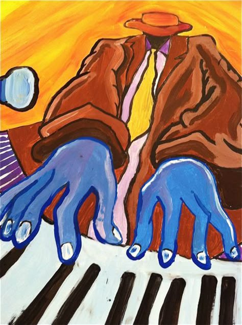 Jazz Art, Painting Inspo, Playlist Covers, The Piano, Funky Art, Painting Ideas, Art Inspo, Piano, Cool Art