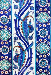 Turkish ceramic Tiles, Istanbul Ottoman Tiles, Islamic Tiles, Iznik Tile, Turkish Tile, Turkish Tiles, Turkish Ceramics, Blue Tiles, Beautiful Tile, Peacocks