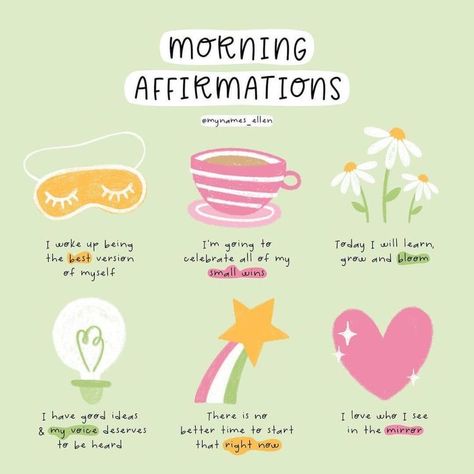 pinterest: camilleelyse ♡ Positive Mentality, Positive Aesthetic, Ayat Quran, Self Care Bullet Journal, Vie Motivation, Daily Positive Affirmations, Morning Affirmations, Self Love Affirmations, Positive Self Affirmations