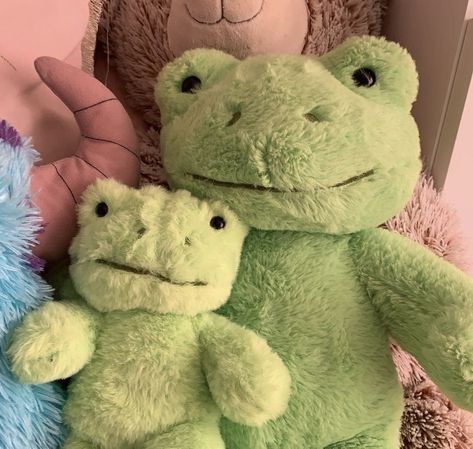 Frogggs uploaded by İPEK ❄️ on We Heart It Frog Stuffed Animal, Build A Bear Frog, Aesthetic Frog, Frog Plush, Cute Plushies, Green Frog, Cute Frogs, Cute Stuffed Animals, Build A Bear