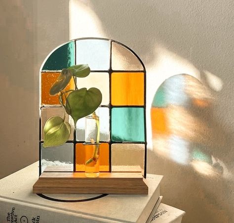 Ok, so in a previous post I was gushing about the stained glass looking art that was in my favourite hues of orange, blue and teal and I just came across this Canadian (Eeeeep!) artist on Pinterest who makes gorgeous stained glass decor for your home!!! How amazing is this?!?!?! I’m gonna have to get me a piece. It’s so pretty 😍. Artist is @lavieenverreglass go check her out and support Canadian artists!! #canadianartists #shopsmall #welovesmallbusinesses #stainedglass #madeincanada #dopamine... Stained Glass Decor, Stained Glass Diy, Stained Glass Crafts, Stained Glass Designs, Stained Glass Projects, Stained Glass Patterns, Canadian Artists, Dream House Decor, Stained Glass Art