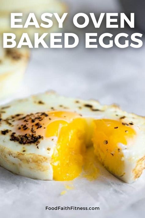 Make breakfast prep a breeze with our oven-cooked egg recipe! Say goodbye to messy stovetops and hello to perfectly cooked eggs with minimal cleanup. Egg In The Oven, Making Eggs In The Oven, How To Bake Eggs In The Oven, Cook Eggs In Oven, Eggs In The Oven, Weekend Breakfast Recipes, Healthy Breakfast Ideas Easy, Oven Baked Eggs, Oven Food