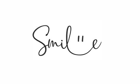 Smile Embroidery, Smile Tattoo, Cool Embroidery, Cute Tiny Tattoos, Embroidery Design Download, Cute Shirt Designs, Cricut Craft Room, Chalkboard Art, Cricut Projects Vinyl