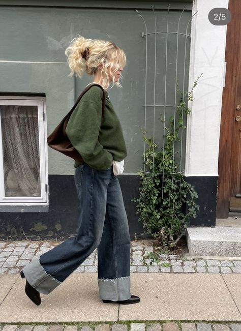 Adrette Outfits, Look Boho Chic, Quoi Porter, Flats Outfit, Paris Mode, Autumn Fits, Neue Outfits, Cooler Look, Looks Street Style