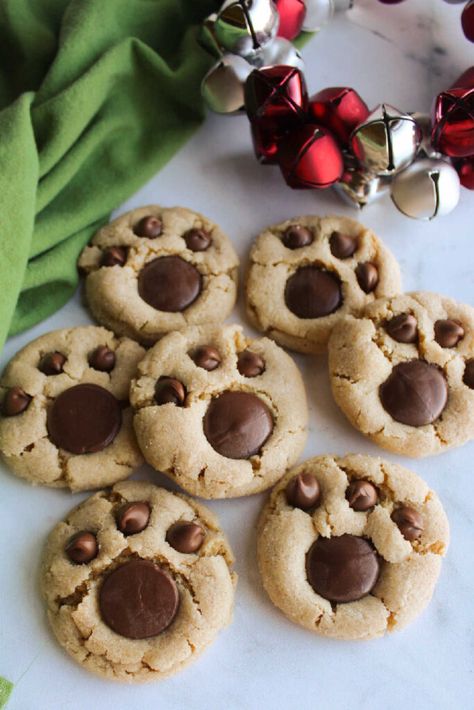 Brownie Vegan, Peanut Butter Blossom Cookies, Chewy Peanut Butter Cookies, Blossom Cookies, Peanut Butter Blossoms, Cat Cookies, Lost 100 Pounds, Calico Cat, Cookies Recipes Christmas