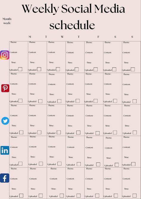 #Twitter_Posting_Schedule #Post_Schedule_Social_Media #Social_Media_Upload_Schedule #Instagram_Posting_Schedule_2024 Social Media Upload Schedule, Post Schedule Social Media, Social Content Design, Social Media Posting Schedule Template, Instagram Posting Schedule 2024, Content Schedule Template, Weekly Social Media Planner, Social Media Schedule Template, Content Schedule