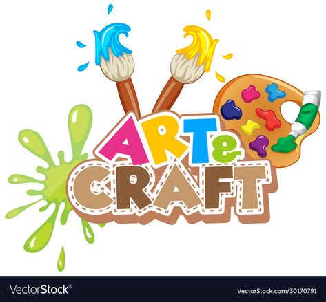 معرض فني, Craft Logo, Class Design, Learn Art, Clipart Design, Art Drawings For Kids, Font Design, Logo Design Creative, Art Business