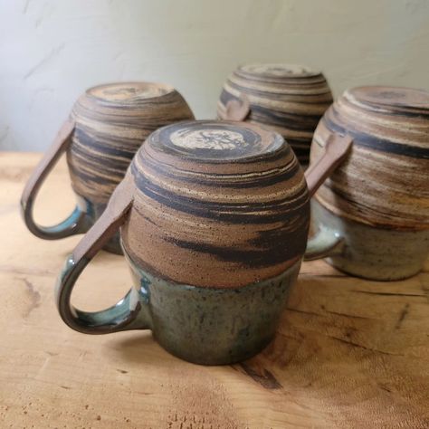 New mug shape! Marbled clay & rounded base🍐 DM if you wana snag one while they're still toasty! #marbledclay #freshoutofthekiln #kilnunloading #stonewarepottery #handmadeceramics #vermontarts #vtarts #potterymug #artisanceramics #wheelthrownmug #supporthandmade #handmadevermont #vtmade #mugart Mason Stains Pottery, Marbled Clay Pottery, Mug Shapes, Marble Clay, Marble Mugs, Marble Ceramic, Marbled Clay, Marble Ceramics, Sun Burn