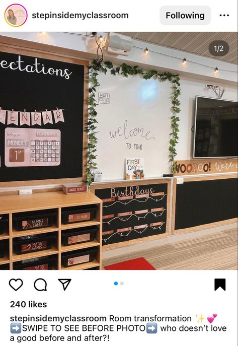 Moody Classroom, Dark Classroom Aesthetic, Dark Classroom, Teacher Classroom Ideas, Preschool Decor, Teacher Vibes, Classroom Makeover, Classroom Decor Ideas, Learning Support