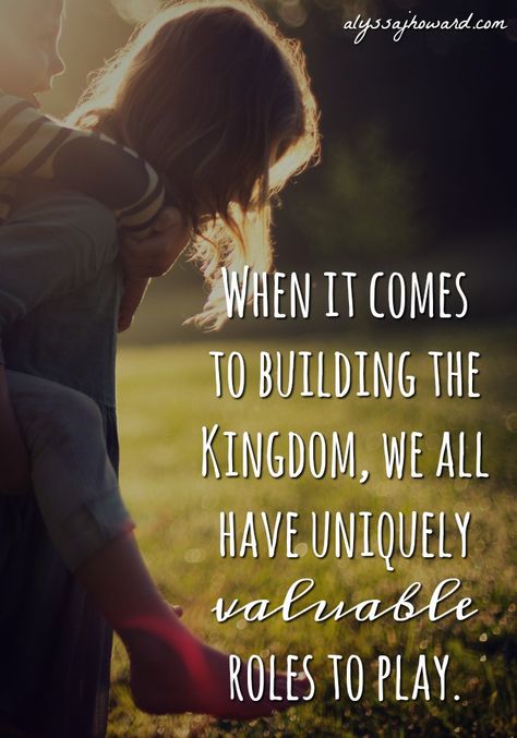 Most of us aren’t preaching in front of crowds or spending our time in foreign mission fields. So does that mean we aren’t building? Of course not! We are all called to be builders, but we all build the Kingdom in different ways. Kingdom Builders, Kingdom Building, Servant Leadership, Faith Walk, Give Me Jesus, Meaningful Relationships, Walk With God, Christian Scripture, In Christ Alone