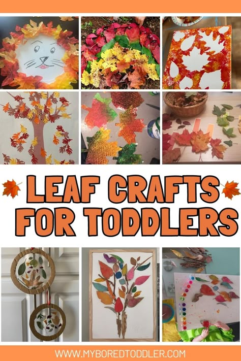 Toddler Activities Fall, Fall Leaves Preschool, Fall Toddler Crafts, Educators Day, Fall Toddler Activities, Leaf Crafts Kids, Fall Leaves Activities, Fall Leaf Art Projects, Leaf Craft Activities