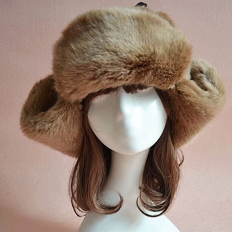 Luulla - Shopping Cart Faux Fur Hat, Fur Hat, Cute Hats, Dream Clothes, Beach Jewelry, Hat Cap, Look Cool, Fashion And Lifestyle, Aesthetic Clothes