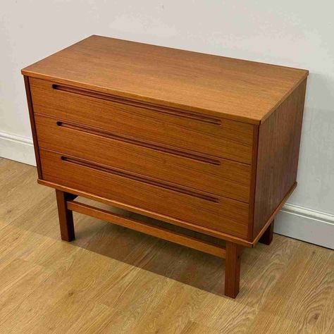 Buy Retro 1960s tall teak chest of drawers by Symbol furniture from Mark Parrish Mid Century Modern Furniture, Midcentury Design. Mid Century Chest Of Drawers, Chest Of Drawers Design, Modern Chests, Modern Website Design, Mcm Furniture, Midcentury Design, Modern Website, Drawer Design, Mid Century Modern Furniture