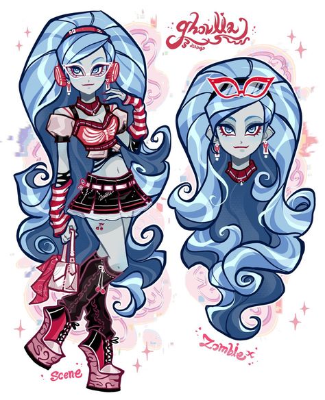 Monster Academy, Monster High Ghoulia, Monster High Fanart, Ghoulia Yelps, Arte Monster High, Monster High Pictures, Monster Prom, Custom Monster High Dolls, Moster High