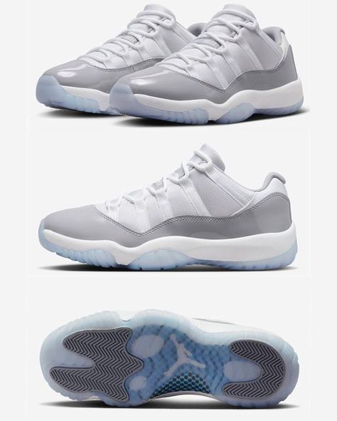 DailySole on Instagram: "Official look at the Air Jordan 11 Low #CementGrey loaded up set for April 1st." Retro 11 Jordans Outfit Women, Jordan 11 Low Outfit Women, Jordan 11 Low Outfit, Shoes Baddie, White Jordan 11, Gray And White Jordans, Jordan Retro 11 Low, Us Drip, Air Jordan Low